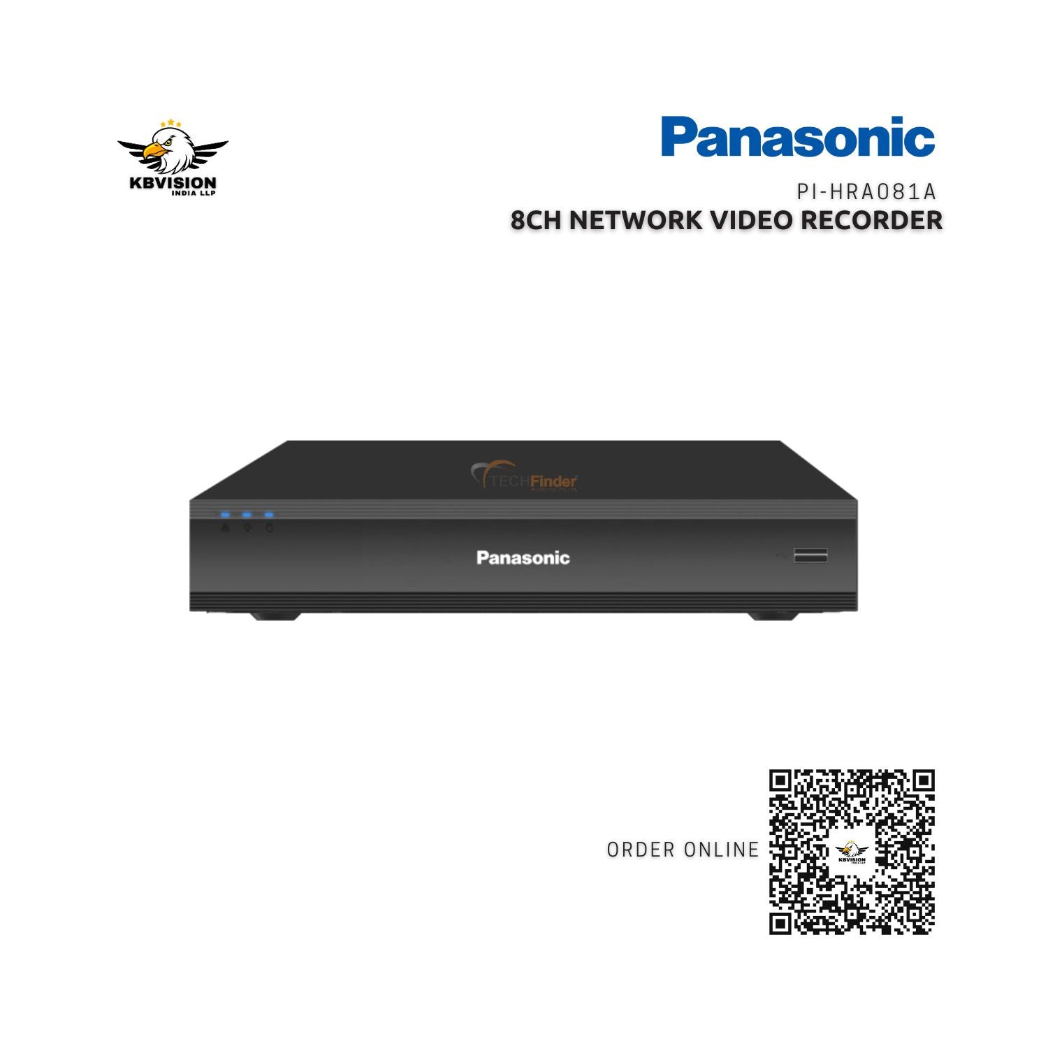 Panasonic PI-HRA081A 8Ch Netwrok Video Recorder NVR Panasonic PI-HRA081A 8Ch Netwrok Video Recorder NVR
